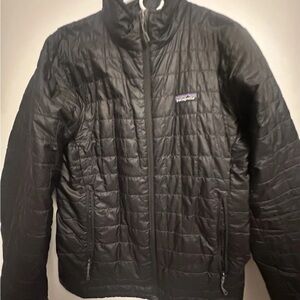 PATAGONIA NANO PUFF Men’s Classic Full Zip Puffer Jacket Small Black